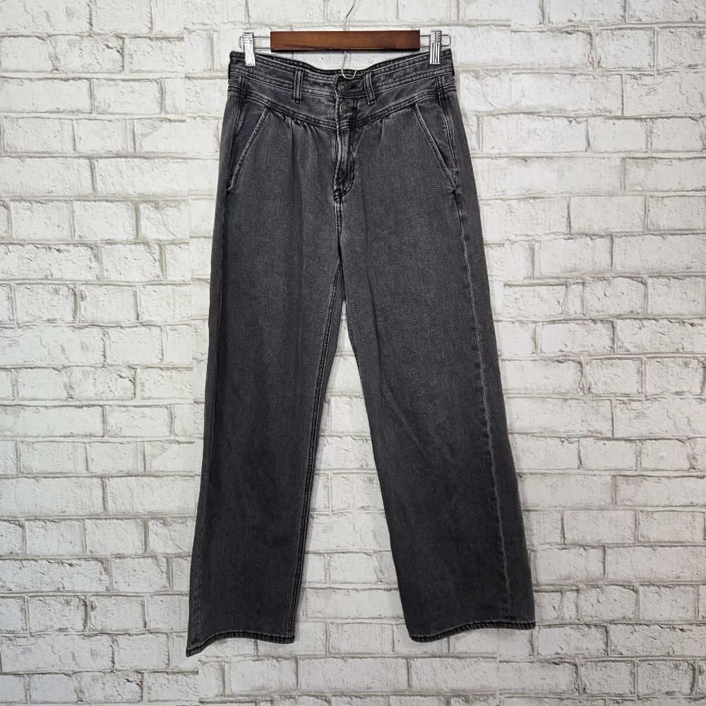 AEO wide leg crop jeans